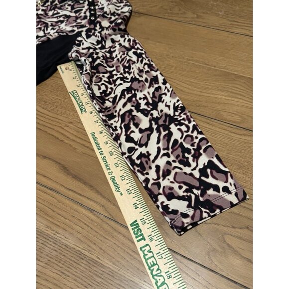 Susan Graver Weekend Women’s Medium Zip-Front Jacket Pockets Leopard Print NWOT - Picture 8 of 15